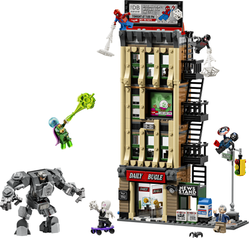 LEGO Super Heroes Spider Man mot Mysterio Daily Bugle 76342