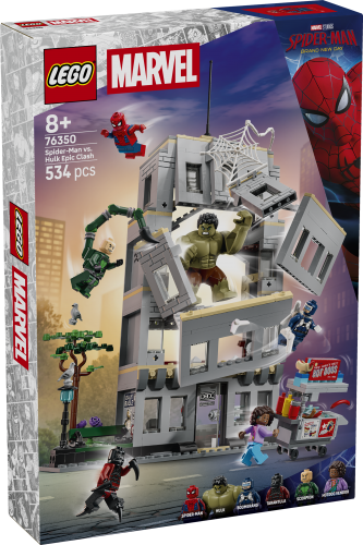 LEGO Super Heroes Episk sammandrabbning med Spider Man mot Hulk 76350