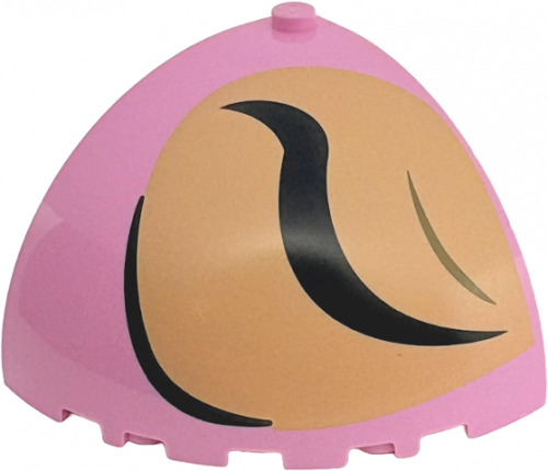 LEGO 1/4 Sphere 5x5x3 1/3 W. Cutout Öga Rosa R9064-6541842