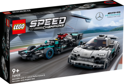 LEGO Speed Mercedes-AMG F1 W12 E Performance och Mercedes-AMG Project One 76909