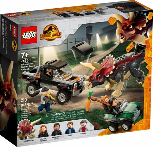 LEGO Jurassic World Triceratops pickupattack 76950