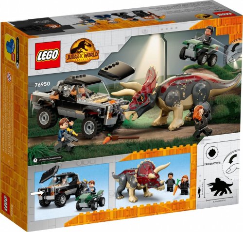 LEGO Jurassic World Triceratops pickupattack 76950