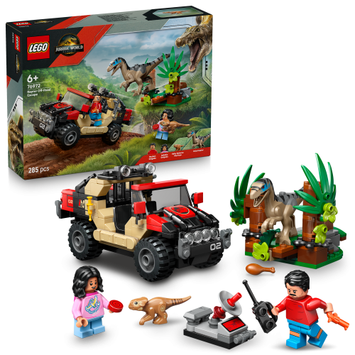 LEGO Jurassic World Terrängflykt med raptor 76972 | Lego | Bra Leksaker