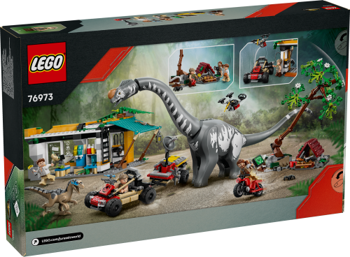 LEGO Jurassic World Spårningsuppdrag med raptor och titanosaurus 76973