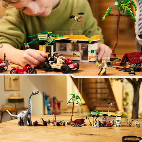 LEGO Jurassic World Spårningsuppdrag med raptor och titanosaurus 76973