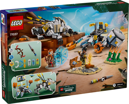 LEGO Horizon Aloy och Varl mot Sköldkryp och Sågtand 77037