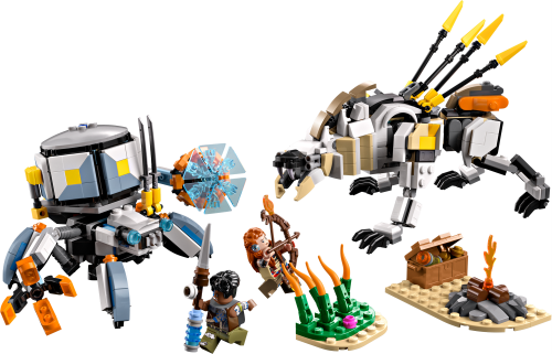 LEGO Horizon Aloy och Varl mot Sköldkryp och Sågtand 77037