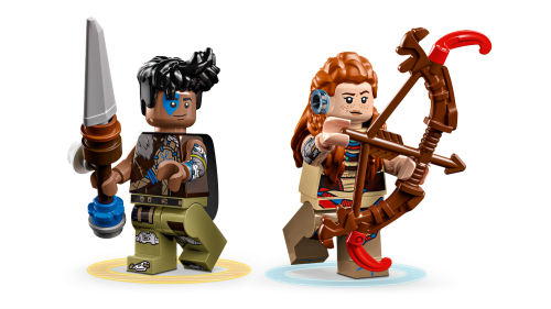 LEGO Horizon Aloy och Varl mot Sköldkryp och Sågtand 77037