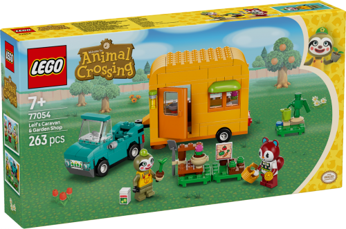 LEGO Animal Crossing Leif med husvagn och trädgårdsbutik 77054