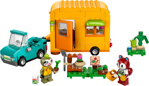 LEGO Animal Crossing Leif med husvagn och trädgårdsbutik 77054