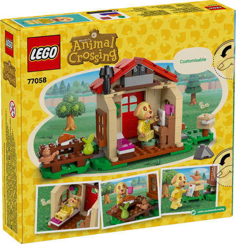 LEGO Animal Crossing Det mysiga huset där Goldie bor 77058