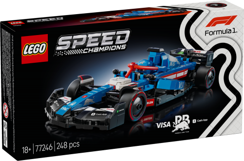 LEGO Speed Champions Visa Cash App RB VCARB 01 F1 racerbil 77246
