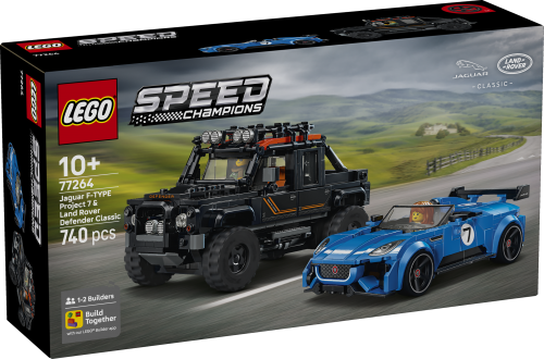 LEGO Speed Champions Jaguar Project 7 och Land Rover Defender 77264