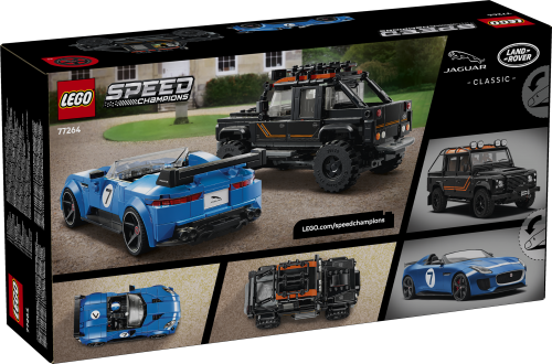 LEGO Speed Champions Jaguar Project 7 och Land Rover Defender 77264