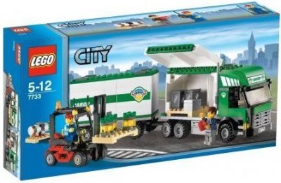 LEGO City Lastbil och Gaffeltruck 7733