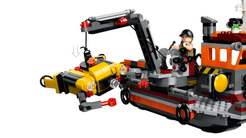 LEGO Jurassic World Dinosaurieattack med båt och mosasaurus 77983