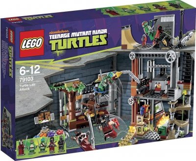 LEGO Ninja Turtles Attacken mot högkvarteret 79103