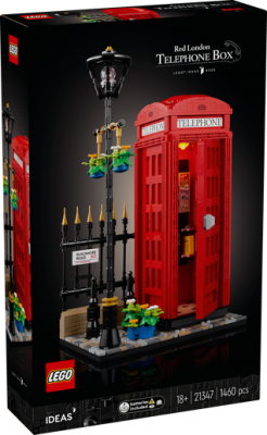 LEGO Ideas Röd telefonkiosk i London 21347
