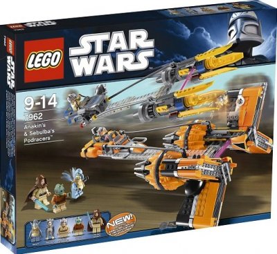 LEGO STAR WARS  Anakin & Sebulbas Podracers 7962