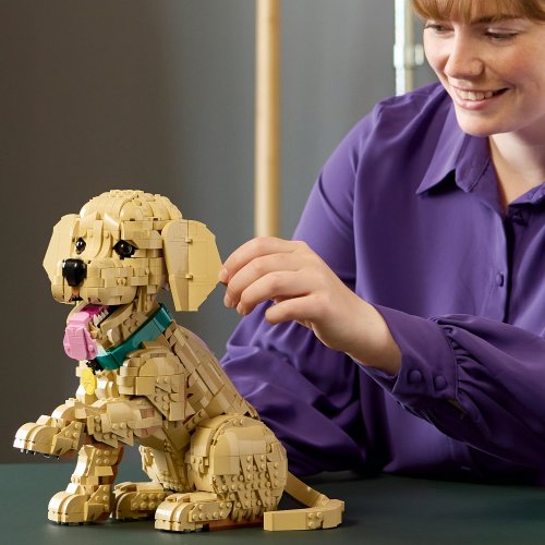 LEGO Icons Golden retriever valp 11384