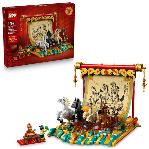 LEGO Kanvas med galopperande hästar 80119
