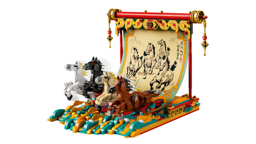 LEGO Kanvas med galopperande hästar 80119