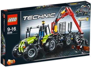 LEGO Technic Traktor med timmervagn 8049