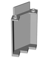 LEGO Wall 3x3x6 WRY 45 Deg. Ljusgrå R1251-6387879