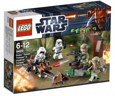 STAR WARS Endor Rebel Trooper & Imperial Trooper Battle Pack 9489