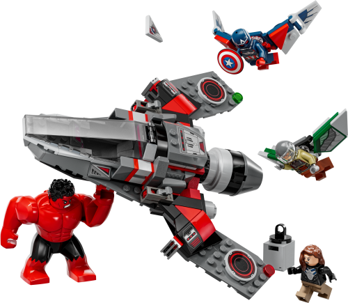 LEGO Super Heroes Captain America mot Red Hulk 76292