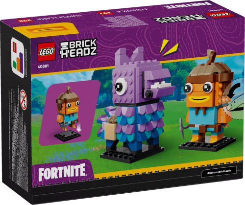 LEGO BrickHeadZ Supply Llama & Fishstick figurer 40881