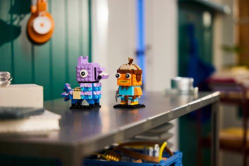 LEGO BrickHeadZ Supply Llama & Fishstick figurer 40881