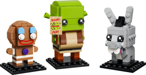 LEGO BrickHeadZ Shrek, Åsnan och Peppris figurer 40923