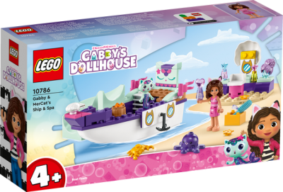 LEGO Gabbys Dollhouse 4+ Gabbys och Sjökattens skepp och spa 10786