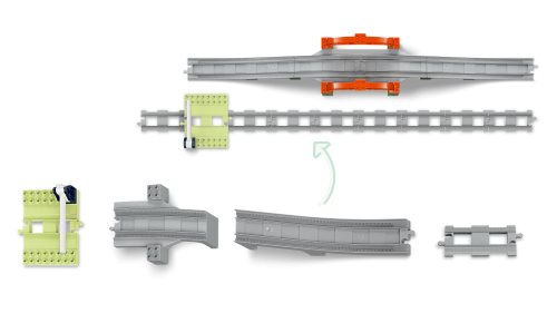 LEGO DUPLO Tågbro och spår Expansionsset 10426