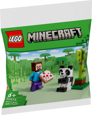 LEGO Minecraft Steve och pandaunge 30672
