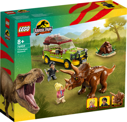 LEGO Jurassic World Triceratopsforskning 76959