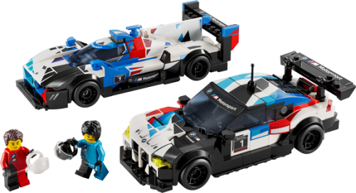 LEGO Speed Champions BMW M4 GT3 och BMW M Hybrid V8 racerbilar 76922