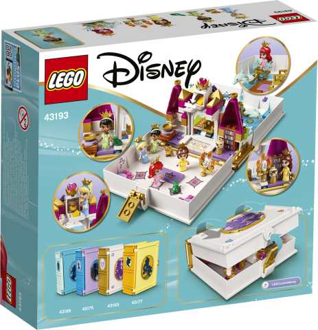 LEGO Disney Ariel, Belle, Cinderella and Tianas Storybook Adventures 43193