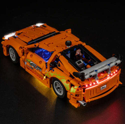 Belysning till Technic Fast and Furious Toyota Supra MK4 42204 LGK724