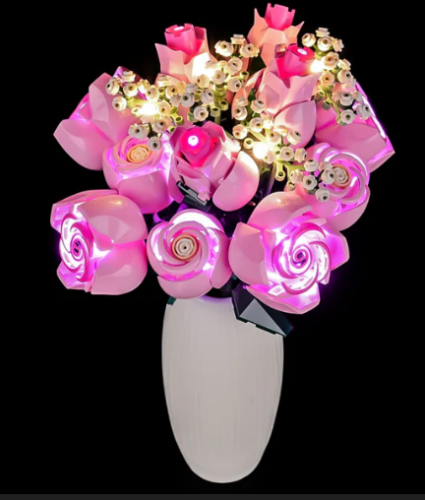 Belysning till Botanicals Bukett med rosa blommor 10374 LGK807