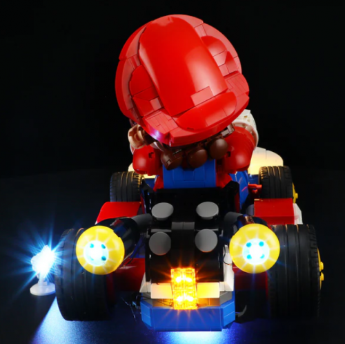 Belysning till Super Mario Mario Kart Mario och Standard Kart 72037 LGK741