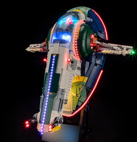 Belysning till Star Wars Jango Fett s Firespray Class Starship 75409 LGK751