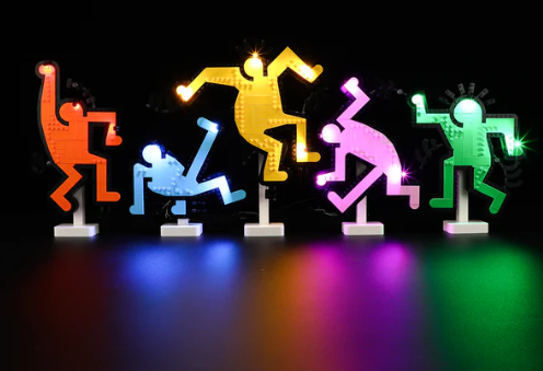 Belysning till ART Keith Haring Dansande figurer 31216 LGK752 | Lego | Bra Leksaker