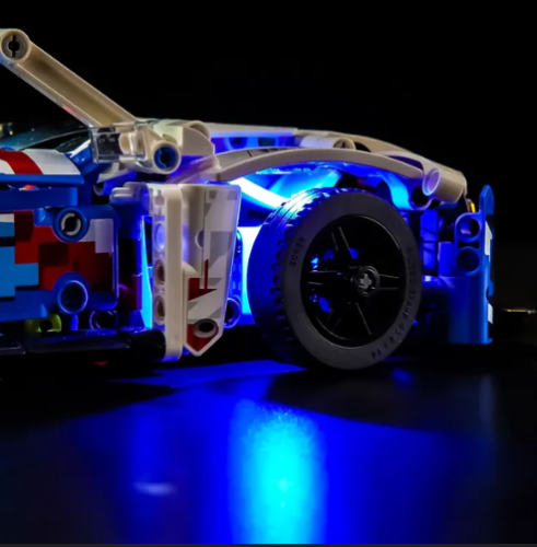 Belysning till Technic BMW M4 GT3 EVO racerbil 42226 LGK861