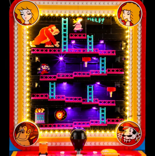 Belysning till Super Mario Donkey Kong arkadspel 72051 LGK939