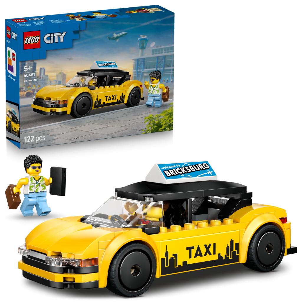LEGO City Gul Taxi 60487 Bilar Intressen Ebrix se LEGO City Gul Taxi 60487 Bilar Intressen Ebrix se